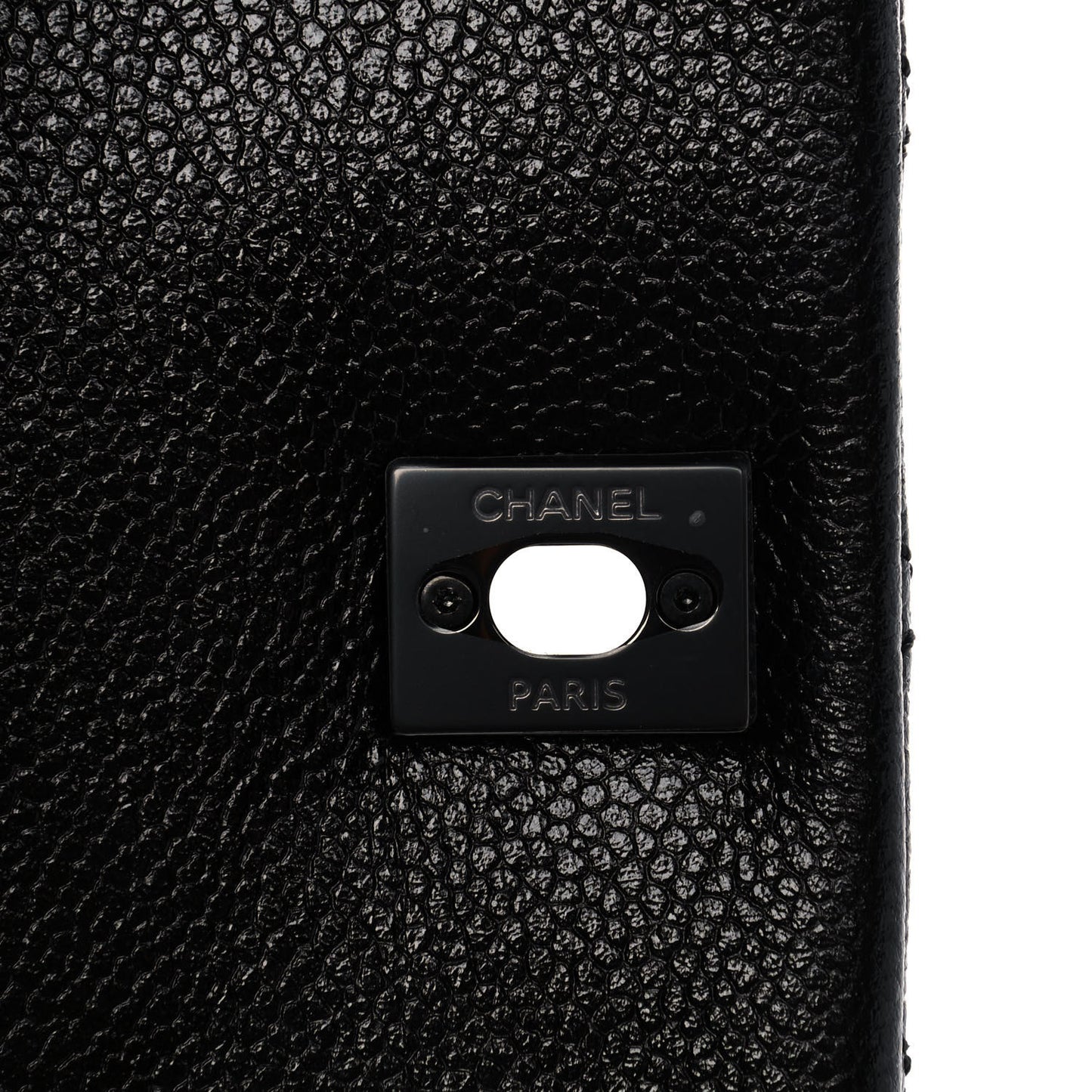 Caviar Quilted Mini Coco Handle Flap So Black