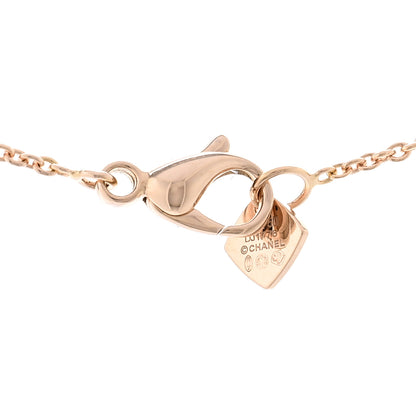 Chanel 18K Beige Gold Coco Crush Round Pendant Necklace 4 of 4