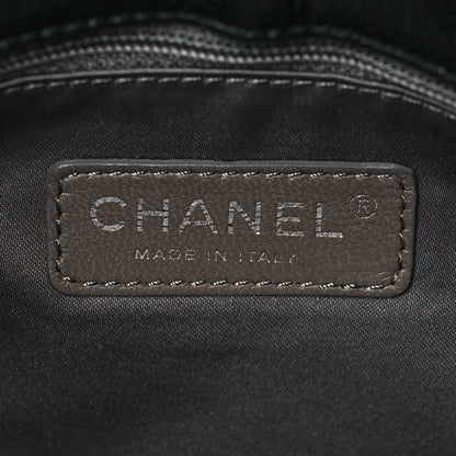 Chanel Glazed Caviar Coco Rider Flap Shoulder Bag Black 6 of 8