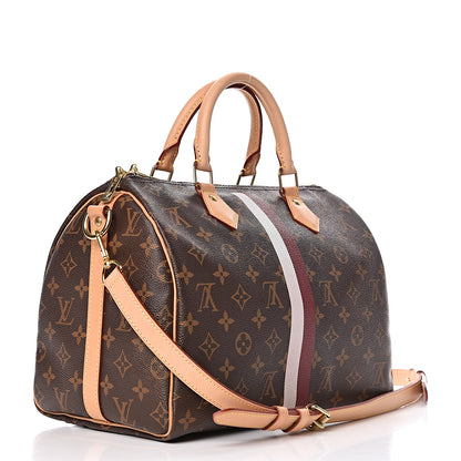 Louis Vuitton Monogram My LV Heritage Speedy Bandouliere 30 Bordeaux White 3 of 12