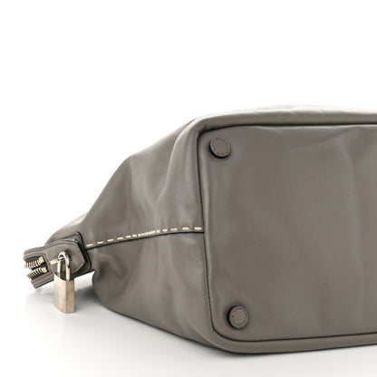 Prada City Calf Small Hand Stitched Zip Tote Calce 8 of 16