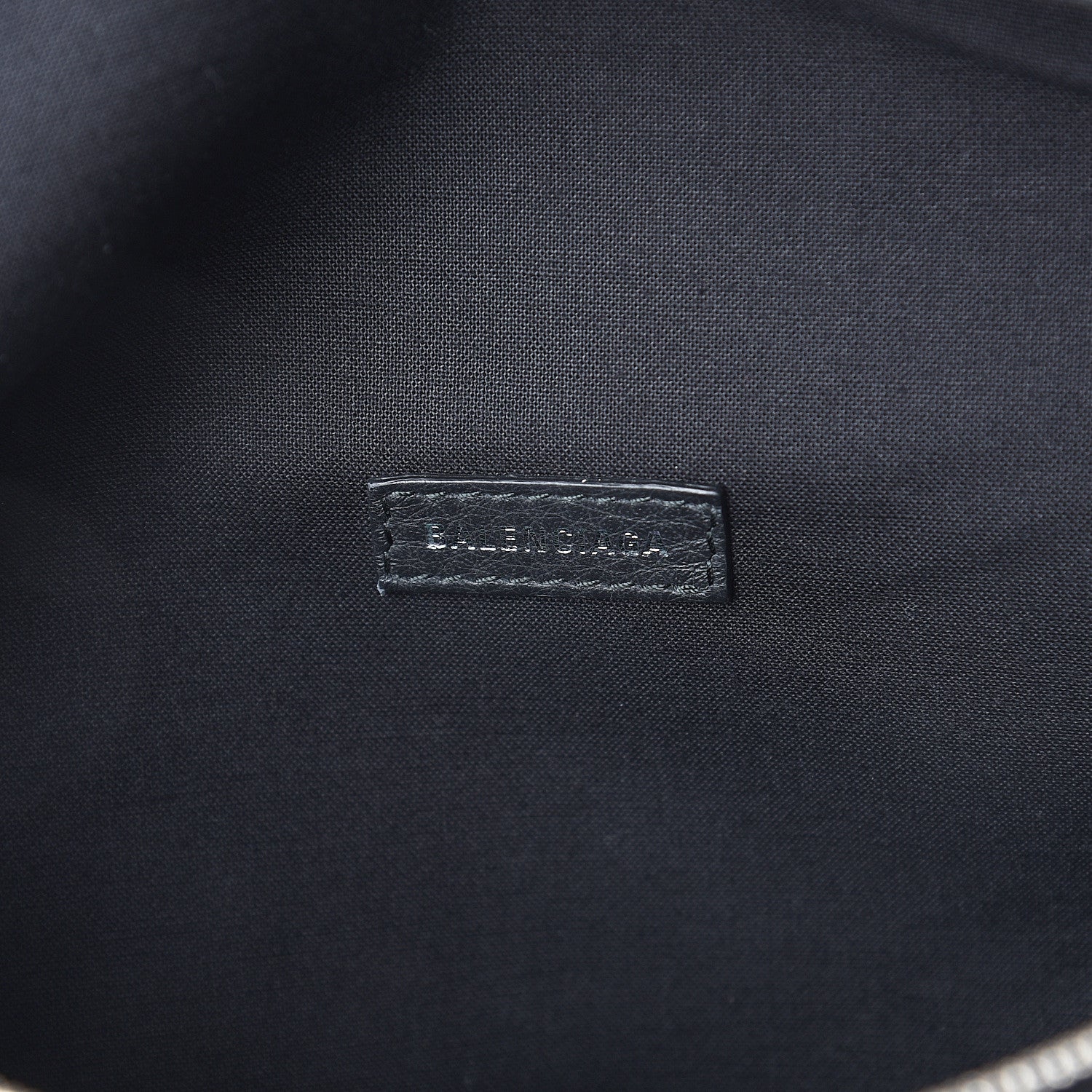 Balenciaga Smooth Calfskin Logo Large Everyday Beltpack Black 5 of 8
