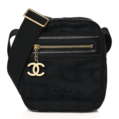 Chanel Nylon Travel Crossbody Bag Black 1 of 11