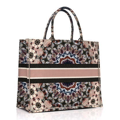 Christian Dior Canvas Embroidered KaleiDioroscopic Book Tote Multicolor 3 of 10