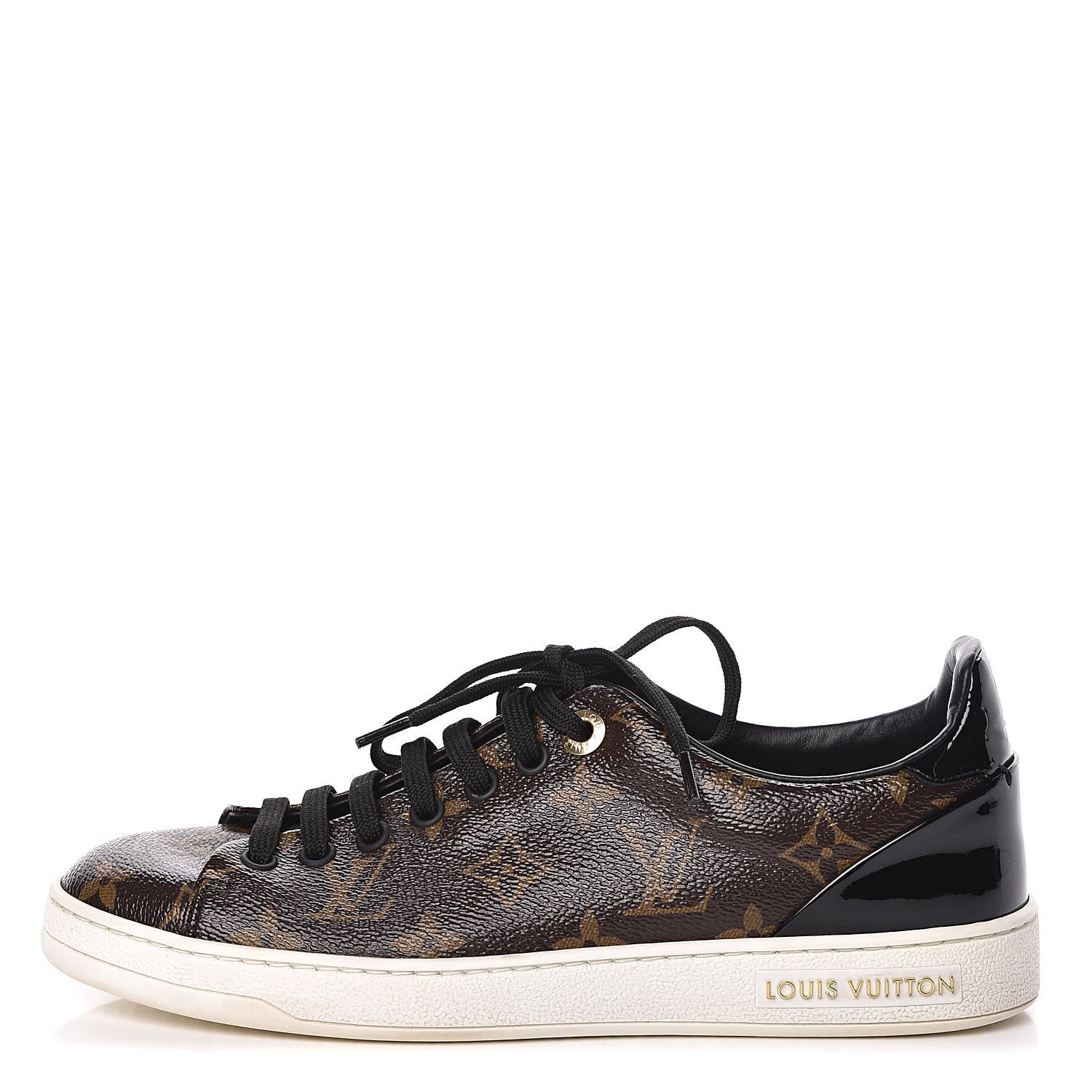 Louis Vuitton Patent Monogram Frontrow Sneakers 37 1 of 12
