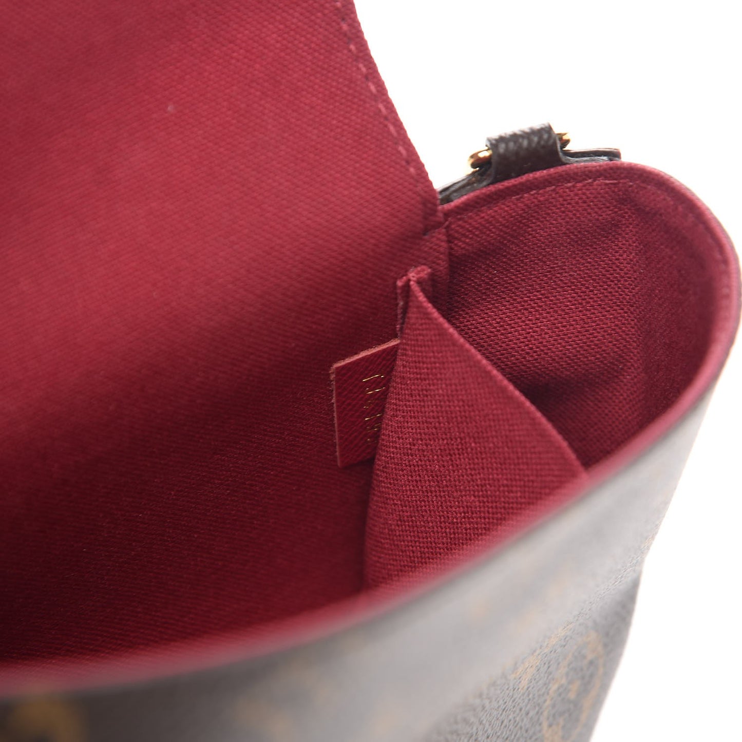 Monogram Pochette Felicie Chain Wallet Fuchsia