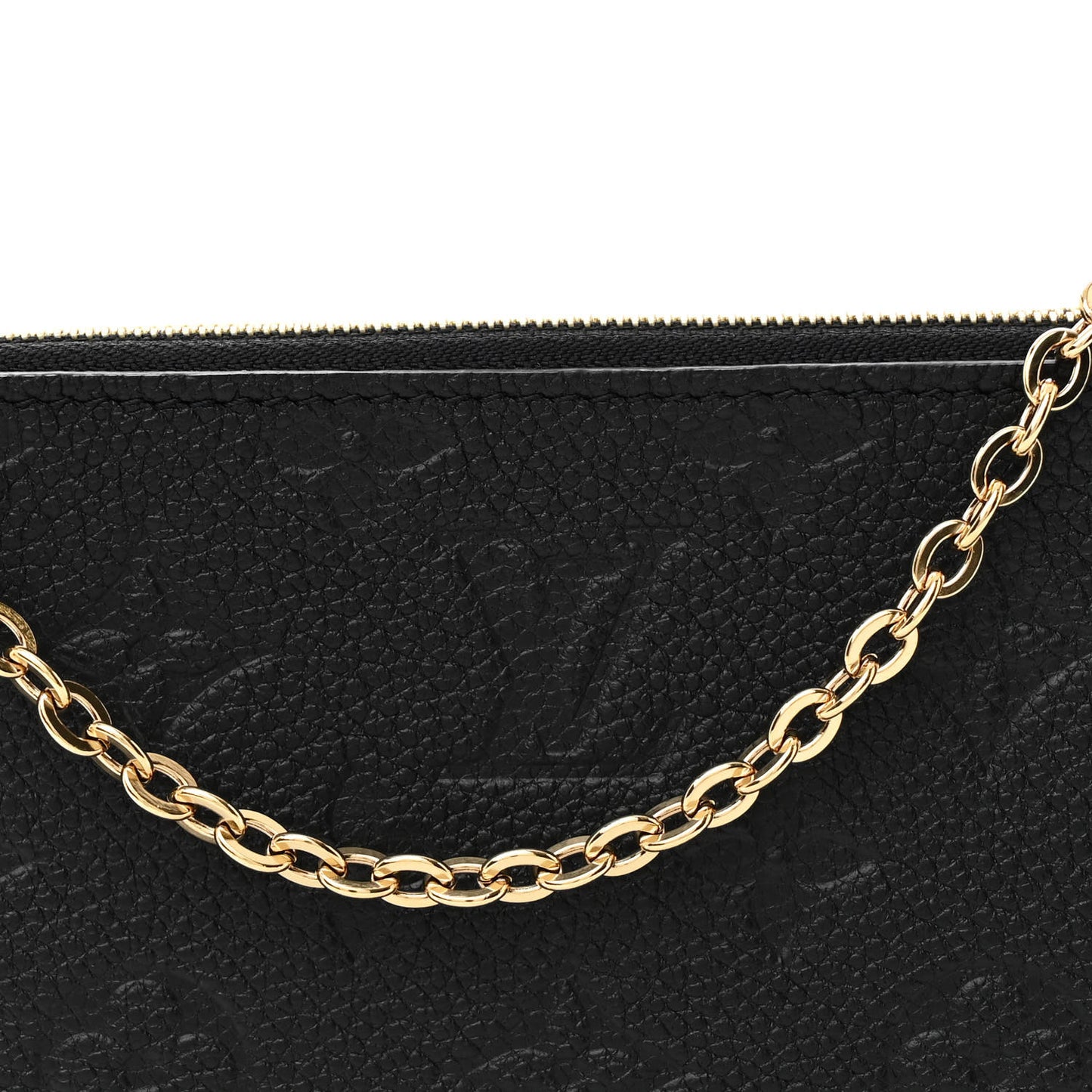 Empreinte Double Zip Pochette Black