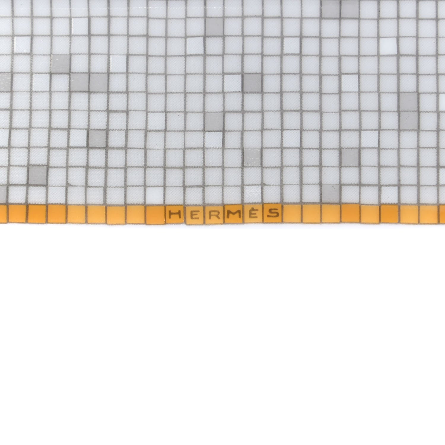Hermes Porcelain Mosaique au 24 Square Plate 3 of 5