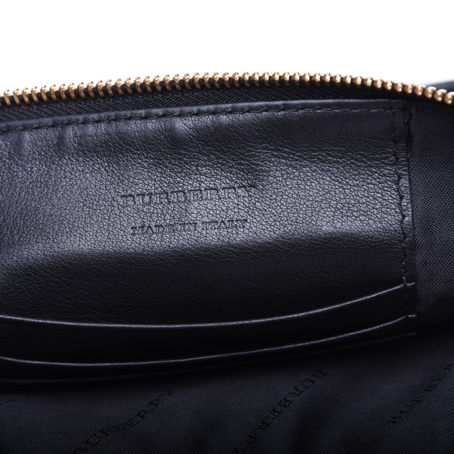 Burberry Horseferry Check Peyton Crossbody Clutch Bag Black 8 of 10