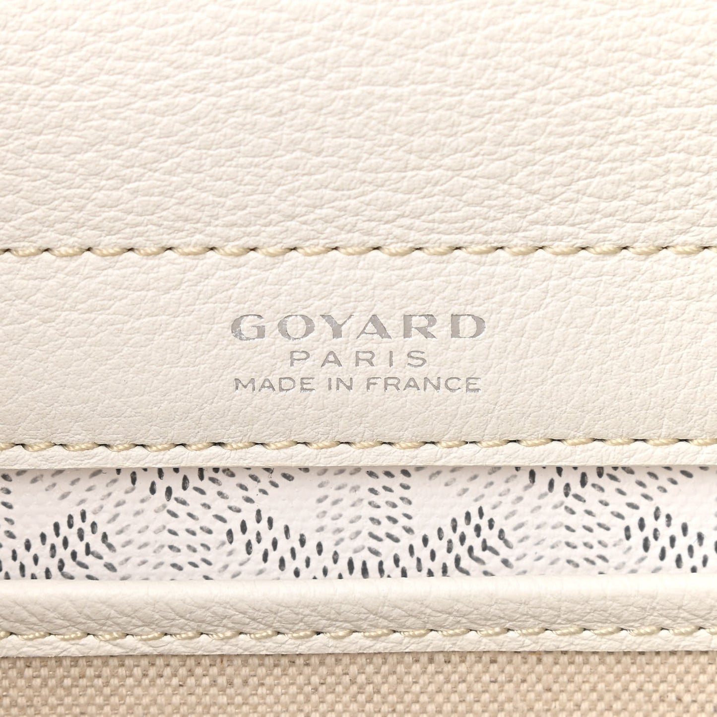 Goyardine Rouette PM White