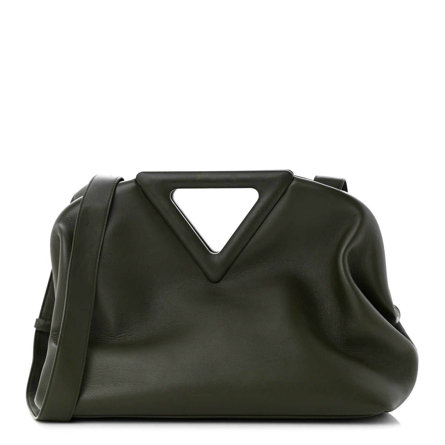 Bottega Veneta Calfskin Large The Point Triangle Bag Camping 1 of 11