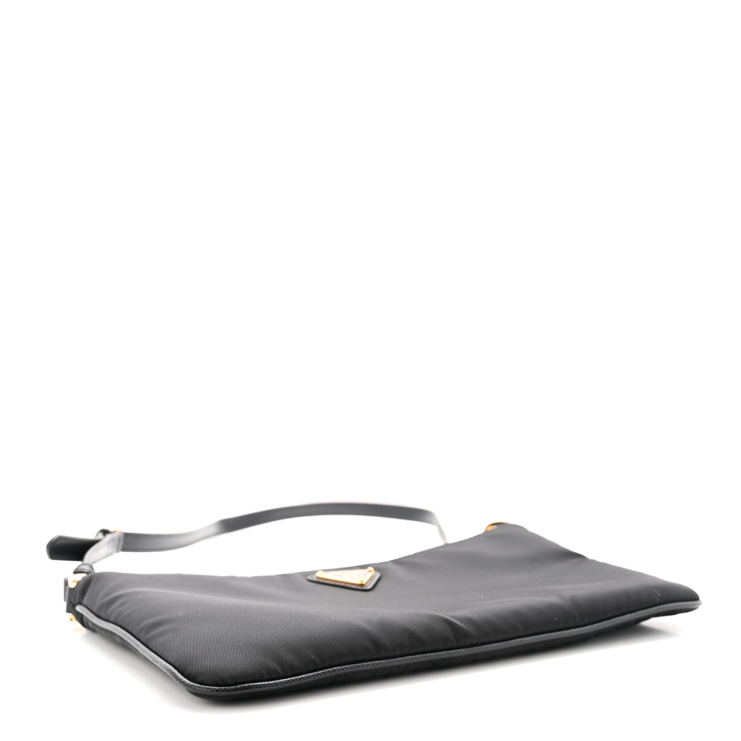 Prada Re-Nylon Saffiano Raso Shoulder Bag Black 4 of 10