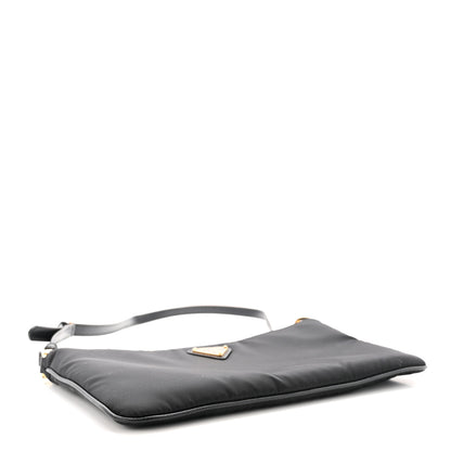 Prada Re-Nylon Saffiano Raso Shoulder Bag Black 4 of 10