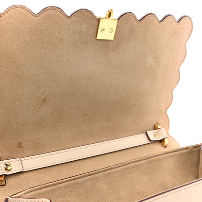 Fendi Vitello Liberty Scalloped Studded Kan I Shoulder Bag Camelia 15 of 16