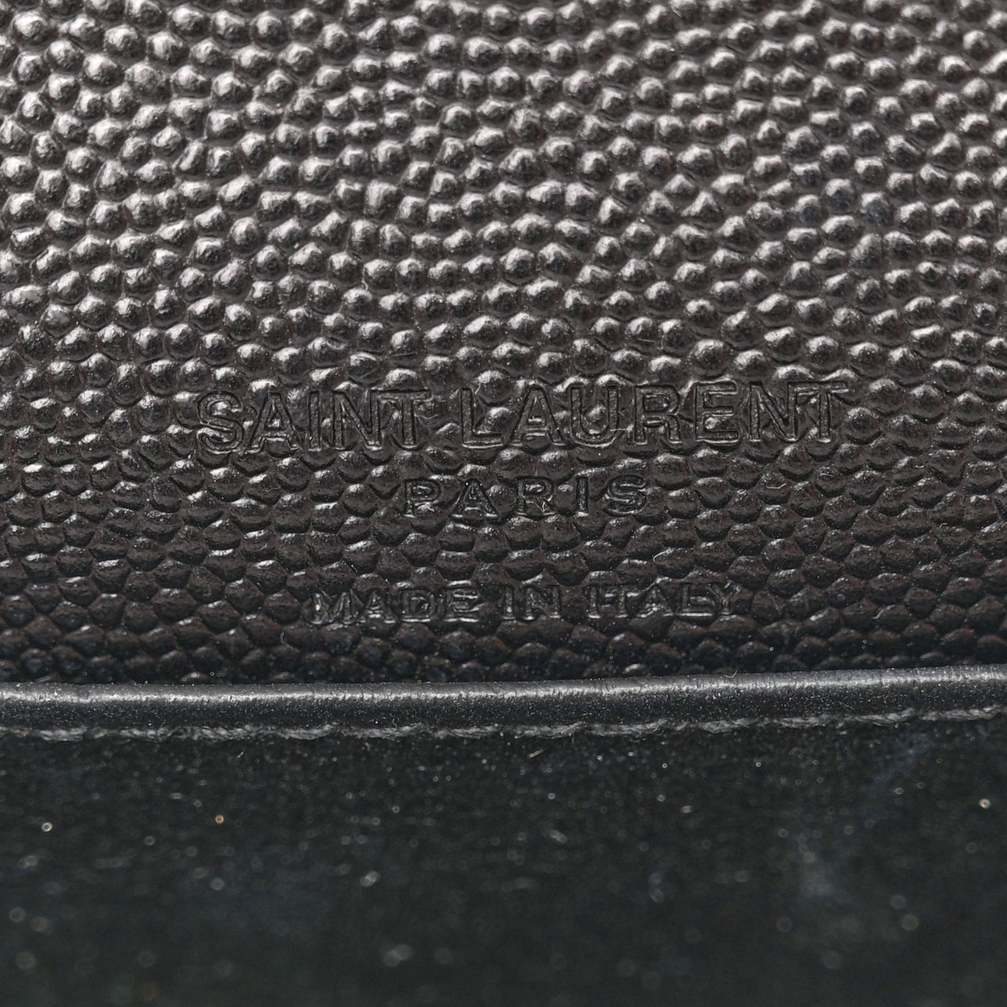 Grain De Poudre Monogram Kate Belt Bag Black