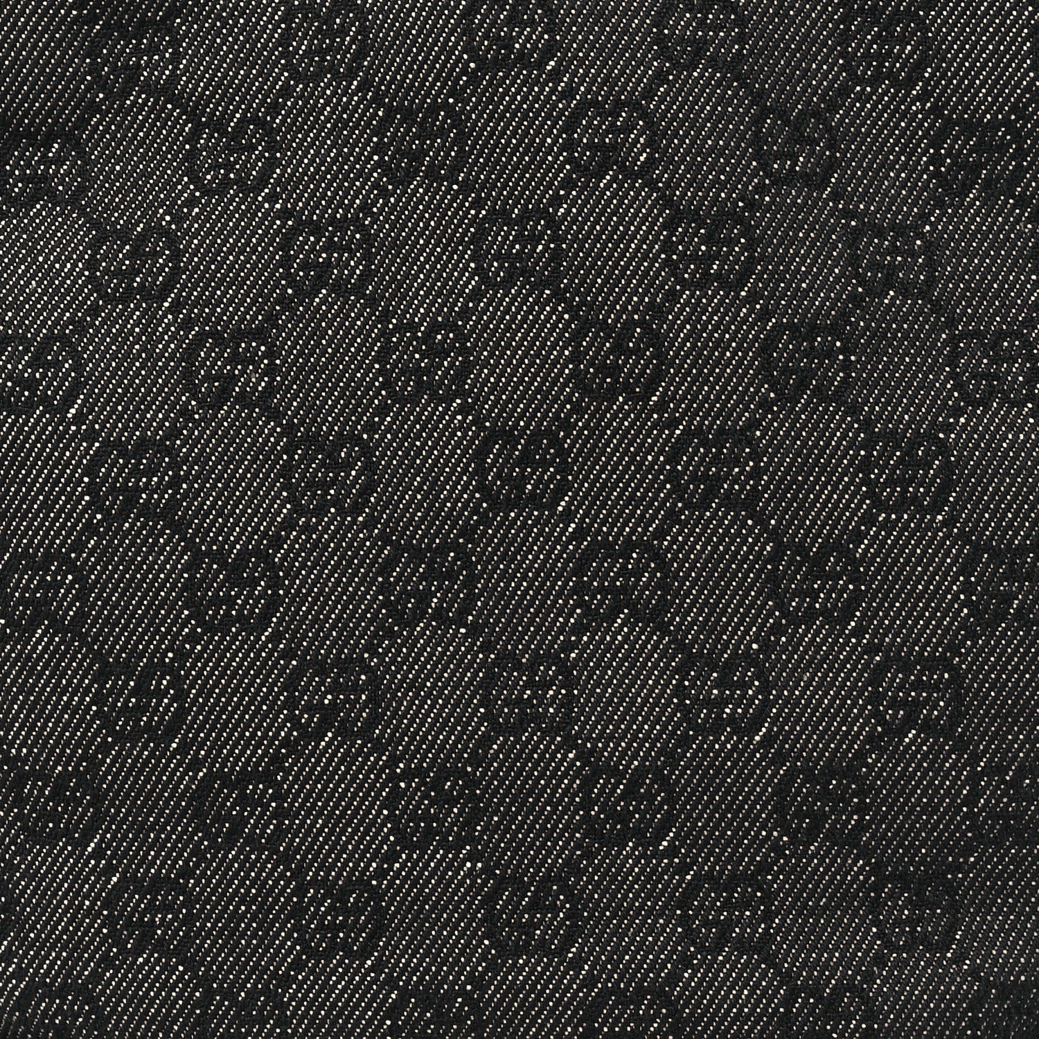 Gucci Denim Monogram Small Bucket Tote Black 8 of 10