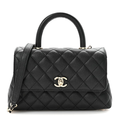 Chanel Caviar Quilted Mini Coco Handle Flap Black 1 of 10