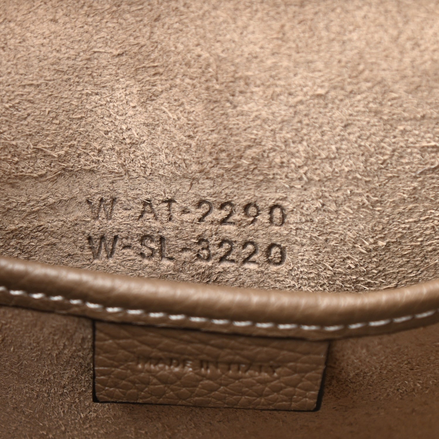 Celine Drummed Calfskin Nano Luggage Souris 7 of 11