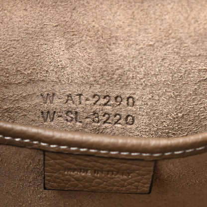 Celine Drummed Calfskin Nano Luggage Souris 7 of 11