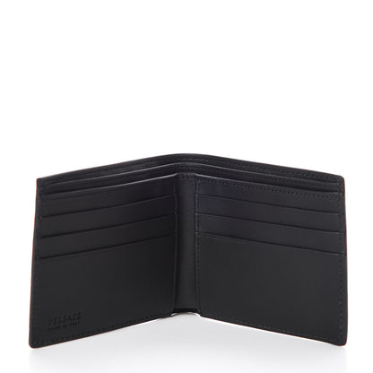 Versace Nappa Logo Bi-Fold Wallet Black 5 of 7