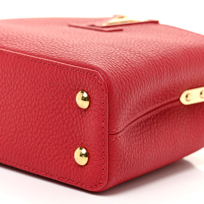 Louis Vuitton Taurillon Mini Capucines Scarlet 9 of 10