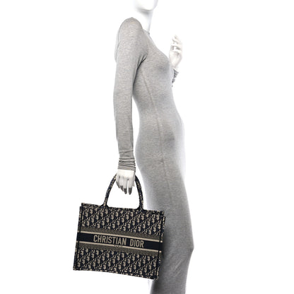 Christian Dior Oblique Medium Book Tote Blue Multicolor 2 of 10