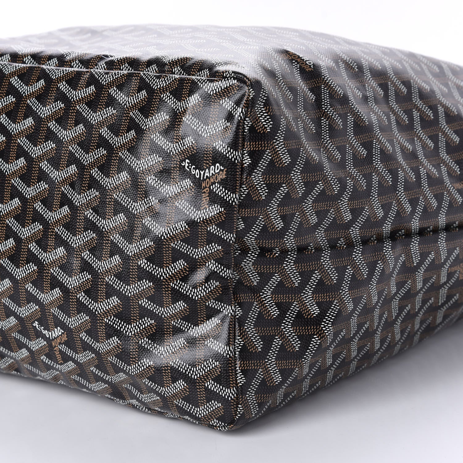 Goyard Goyardine Saint Louis GM Black Gold 7 of 9