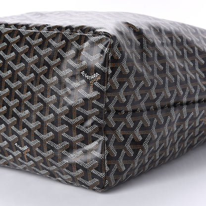 Goyard Goyardine Saint Louis GM Black Gold 7 of 9