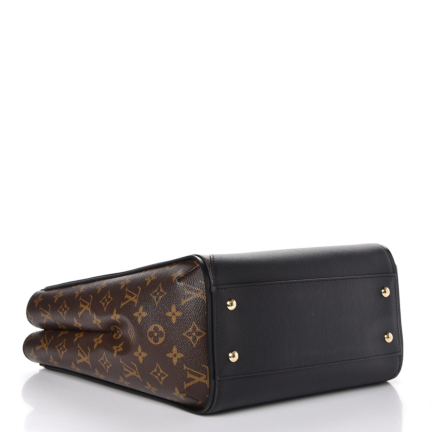 Calfskin Monogram Kimono Tote Black