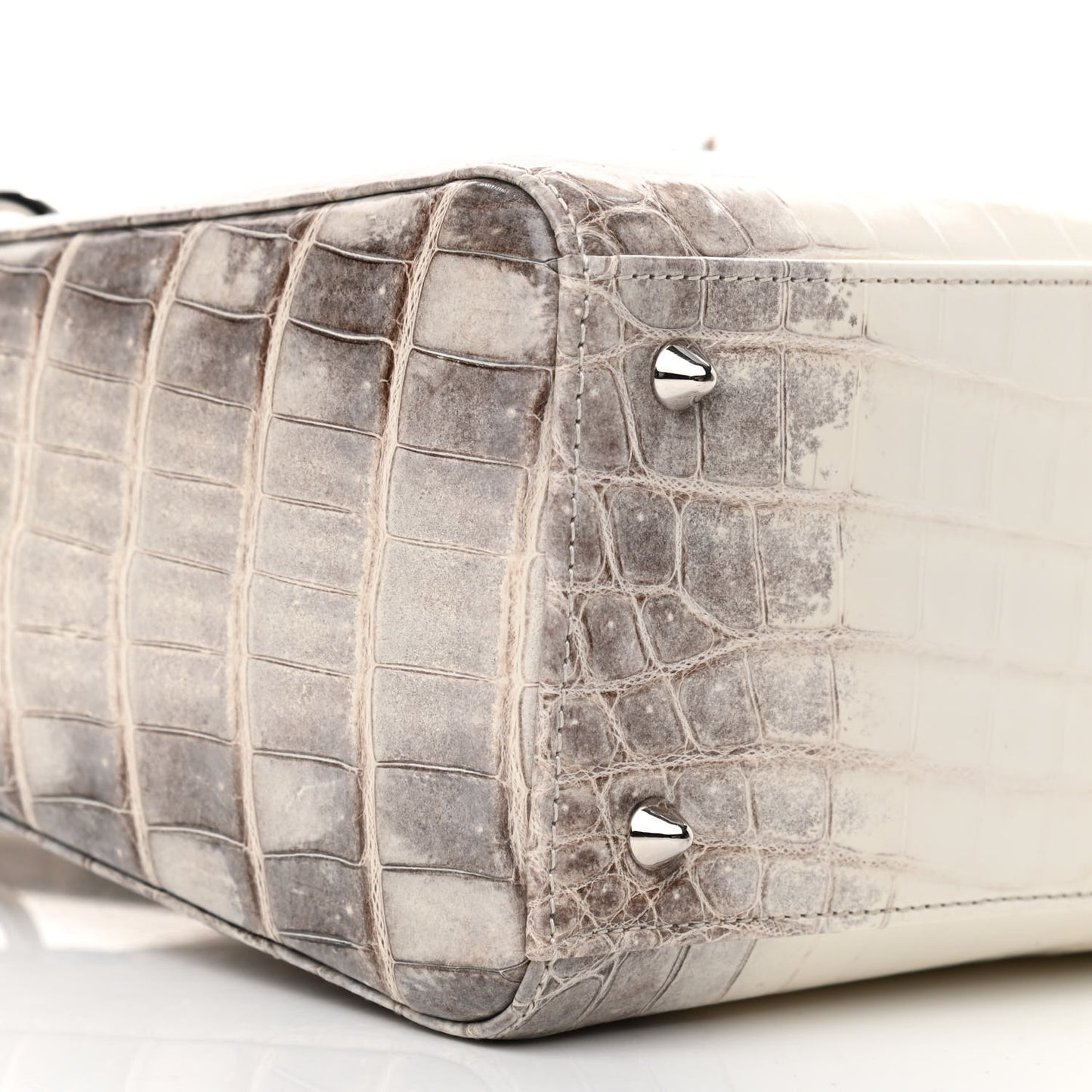 Niloticus Crocodile Himalaya Crystal Medium Lady Dior White