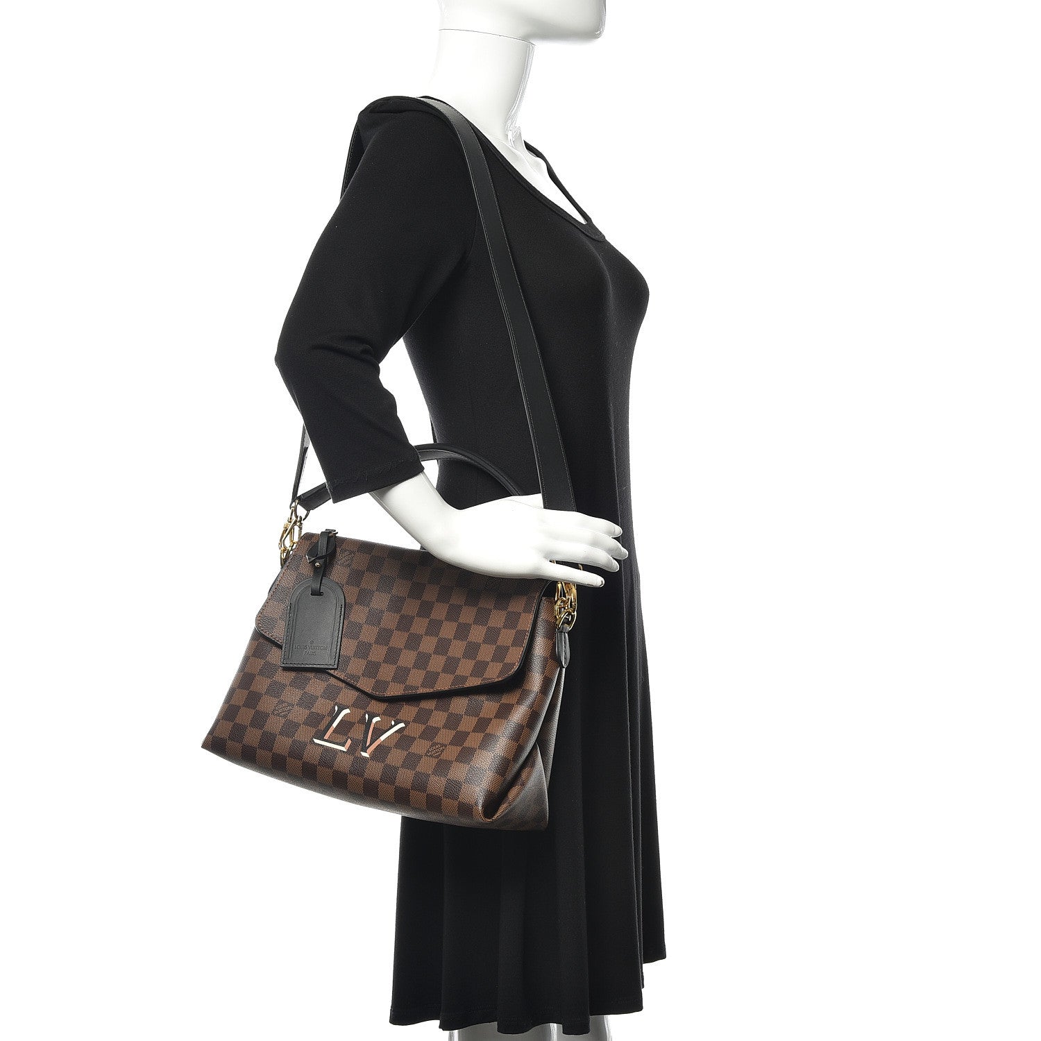 Louis Vuitton Damier Ebene Beaubourg MM 2 of 11
