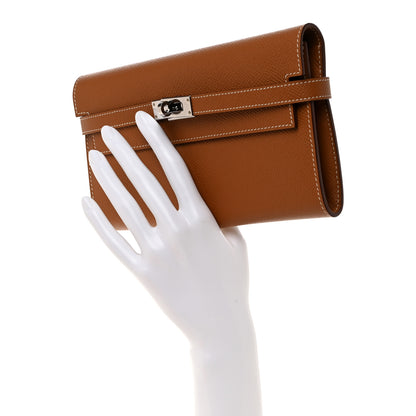 Hermes Epsom Kelly Longue Wallet Gold 2 of 8
