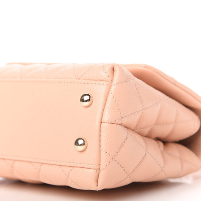 Chanel Caviar Quilted Mini Coco Handle Flap Light Pink 7 of 10