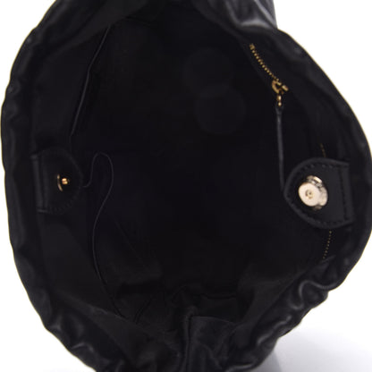 Burberry Prorsum Smooth Calfskin Small Drawstring Crossbody Black 5 of 9