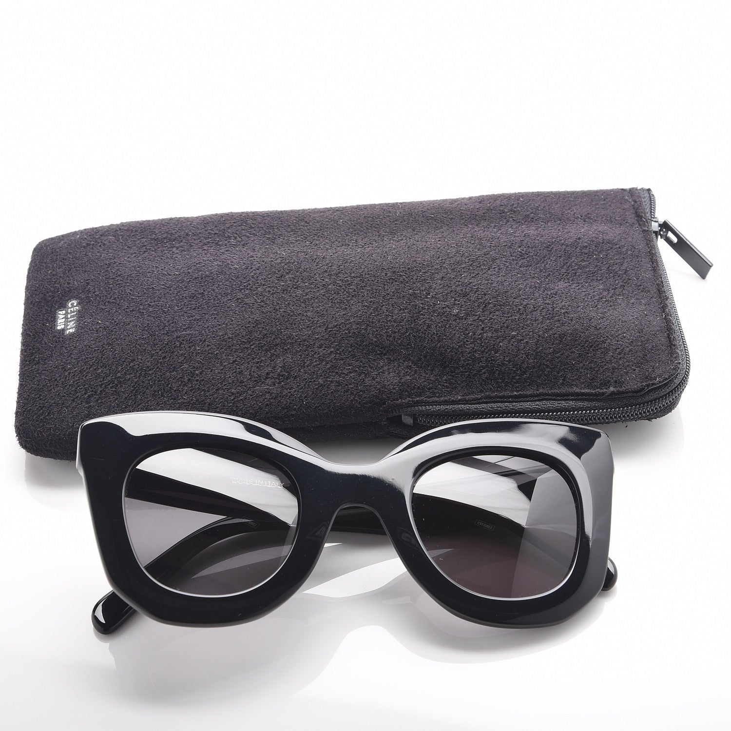 Celine Acetate Marta Sunglasses CL 41093/S Black 7 of 7