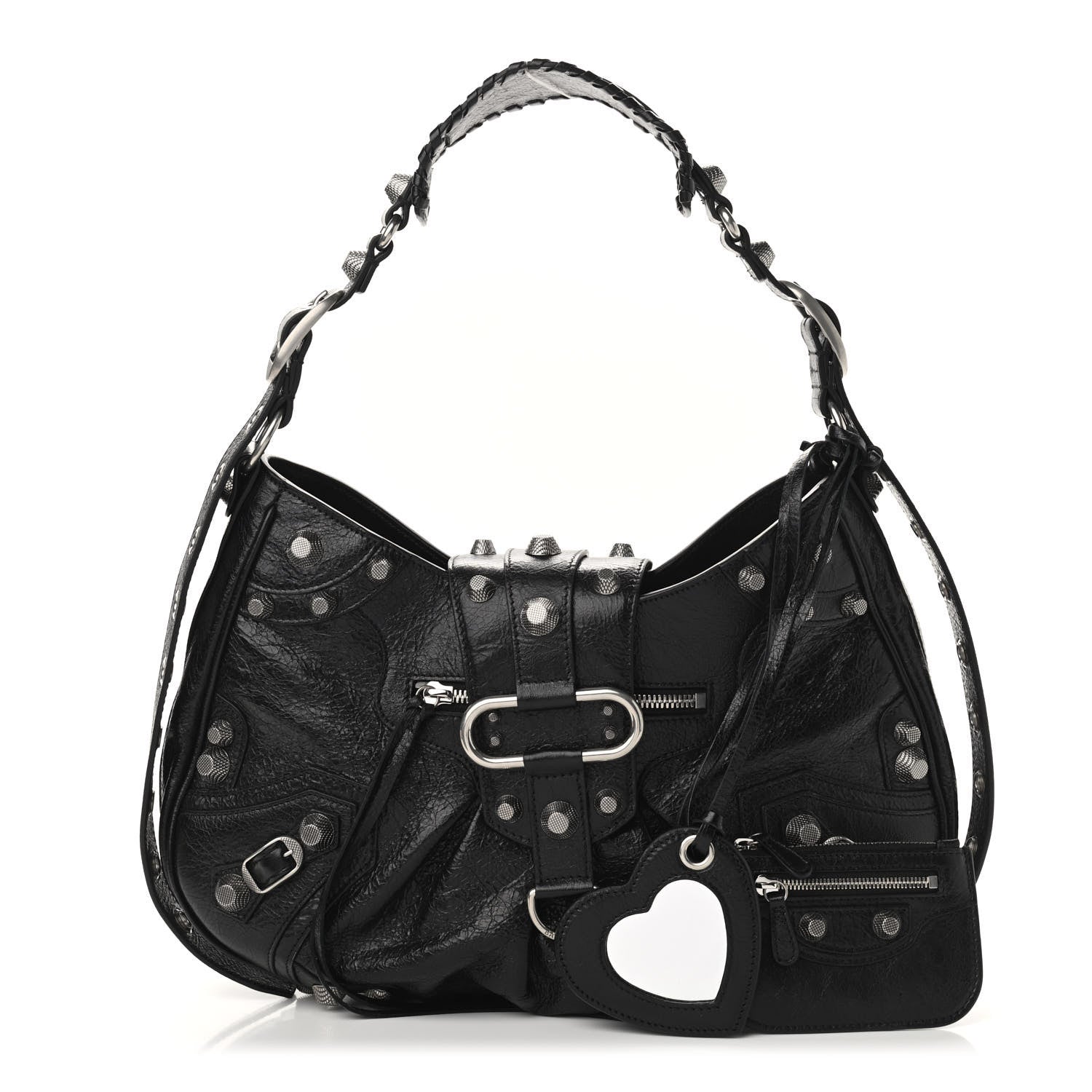 Balenciaga Agneau Arena Medium Le Cagole Shoulder Bag Black 1 of 9