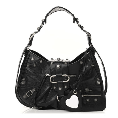Balenciaga Agneau Arena Medium Le Cagole Shoulder Bag Black 1 of 9