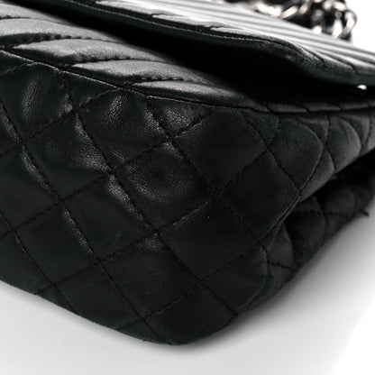 Chanel Lambskin Chevron Quilted Single Flap Black 9 of 11