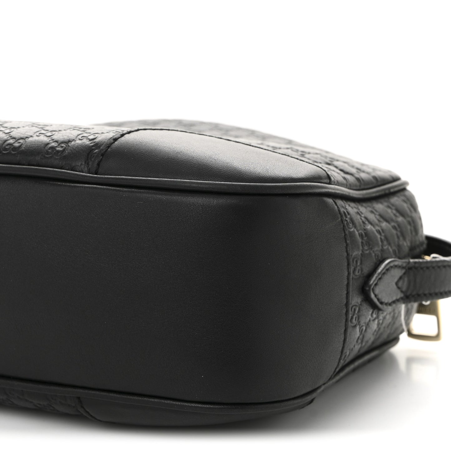 Microguccissima Mini Bree Messenger Bag Black