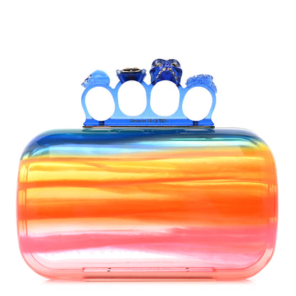 Alexander McQueen Resin Knuckle Clutch Multicolor 1 of 8