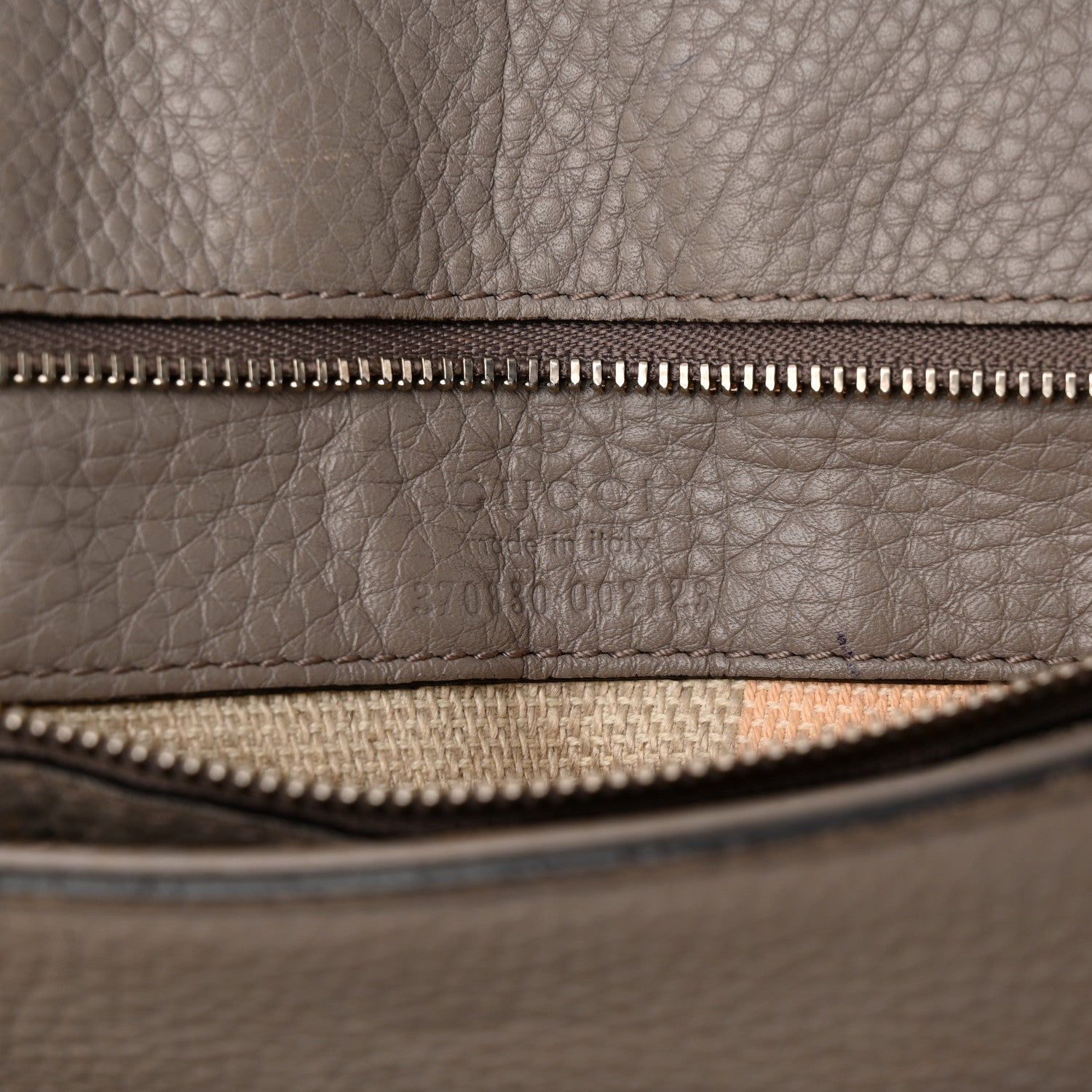 Gucci Cellarius Calfskin Large Bamboo Daily Top Handle Bag Storm Grey 6 of 18
