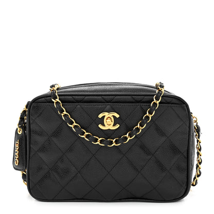 Chanel Caviar Quilted Camera Case Black 1 of 13