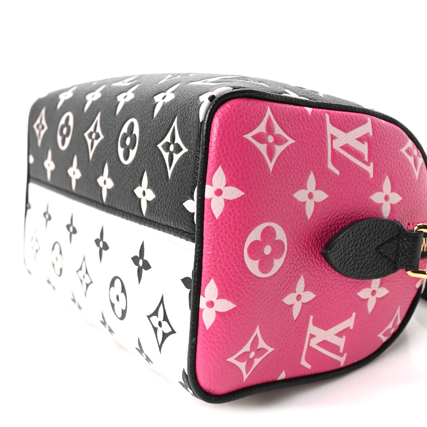 Empreinte Monogram Spring in the City Speedy Bandouliere 20 Black White Pink
