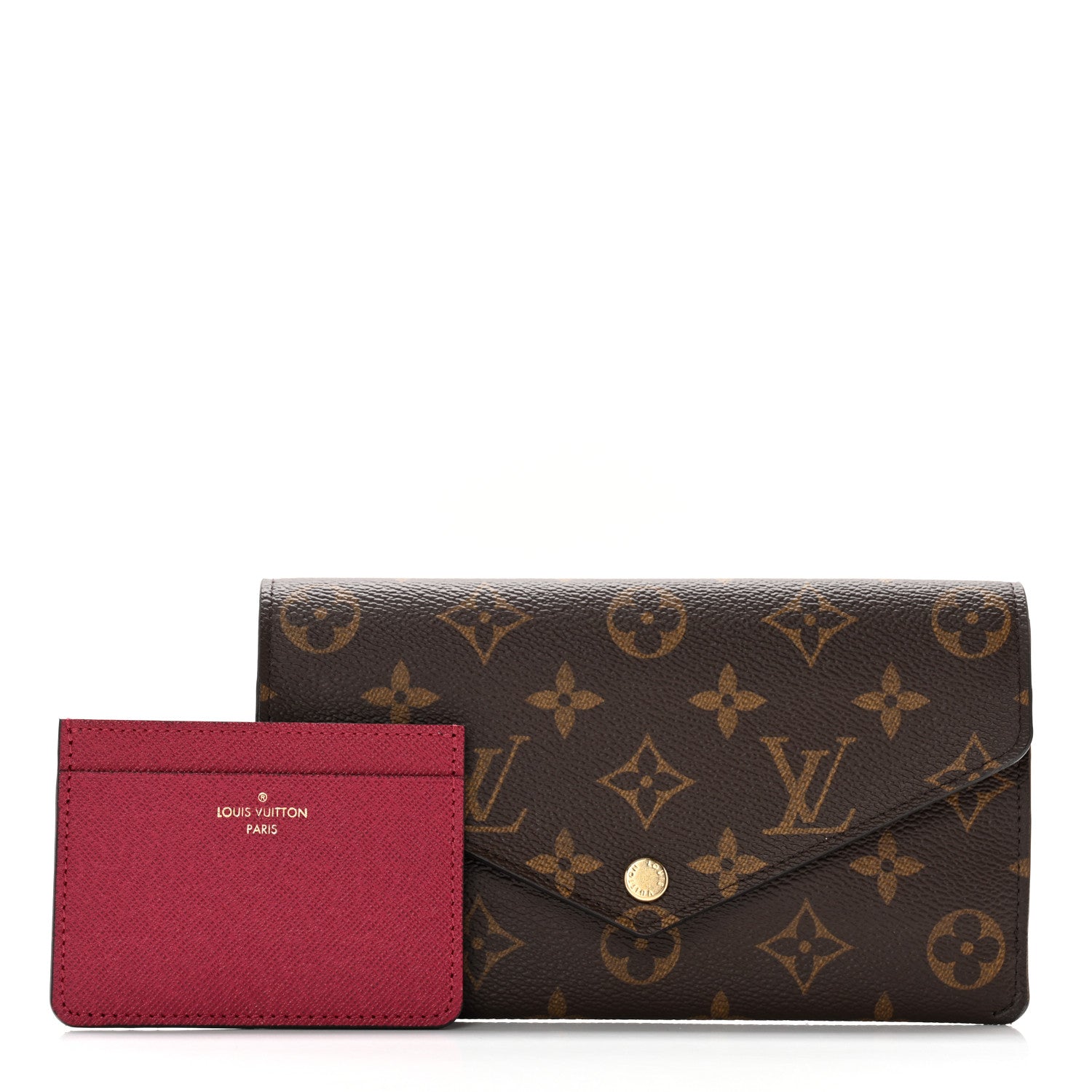 Louis Vuitton Monogram Jeanne Wallet Fuchsia 2 of 13