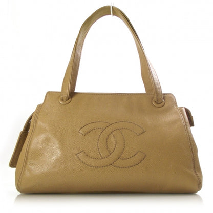 Chanel Caviar CC Shoulder Bag Beige 1 of 12