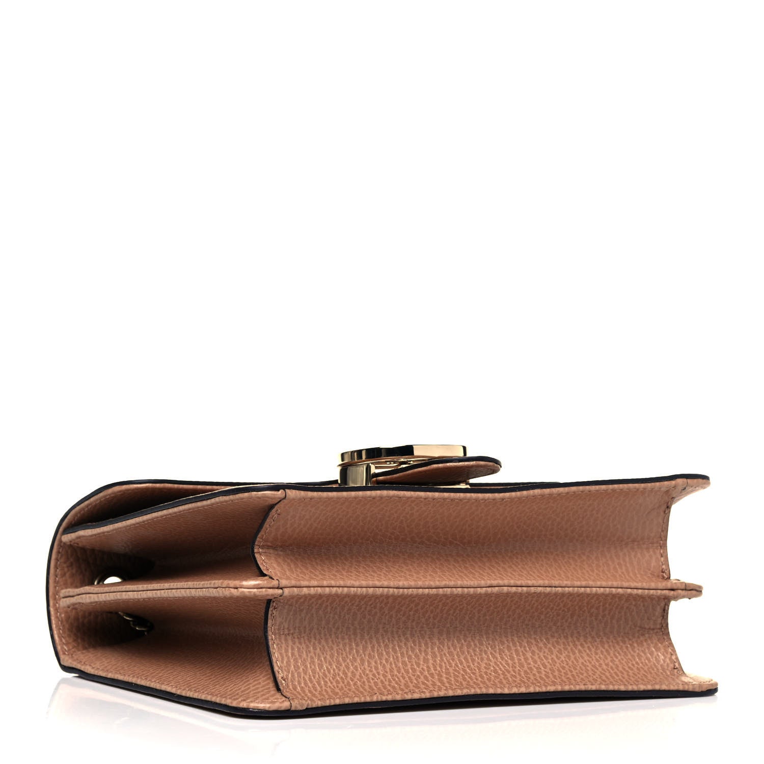 Gucci Dollar Calfskin Small Interlocking G Shoulder Bag Camelia 4 of 9