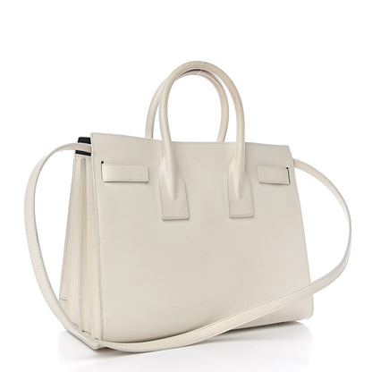 Saint Laurent Calfskin Small Sac De Jour Porcellana Black 3 of 9