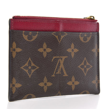 Louis Vuitton Monogram Zipped Card Holder Fuchsia 3 of 9