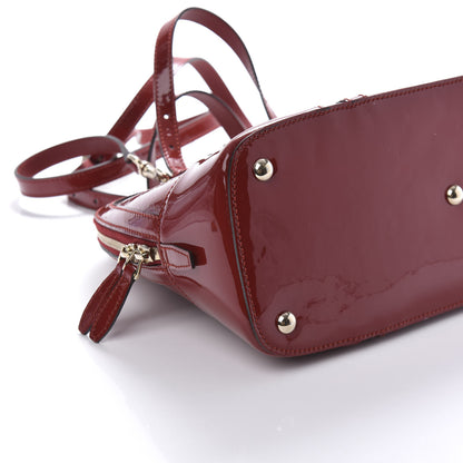 Gucci Patent Microguccissima Small Nice Top Handle Dome Bag Rose Bed 5 of 11