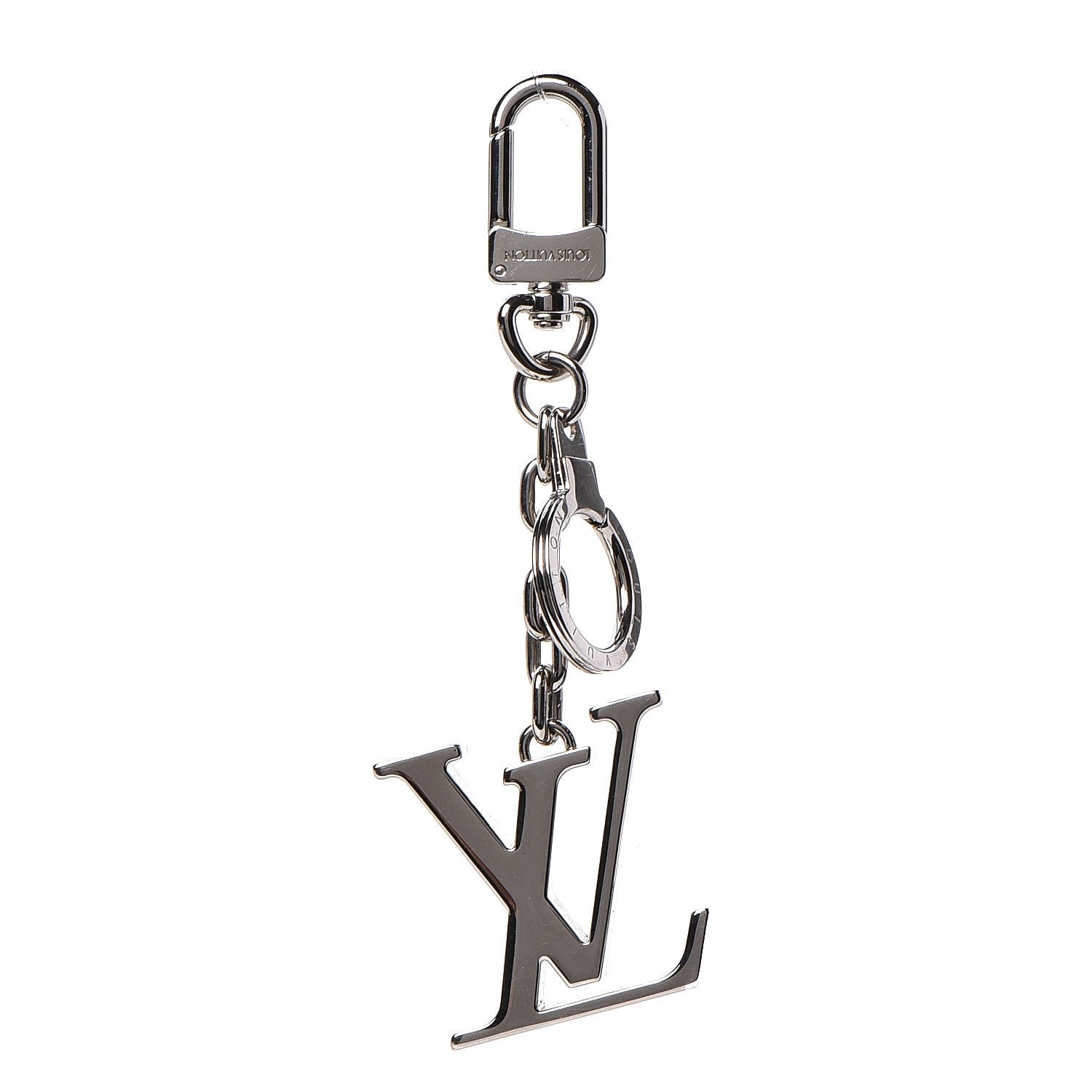 Louis Vuitton Initials LV Key Holder Silver 1 of 2